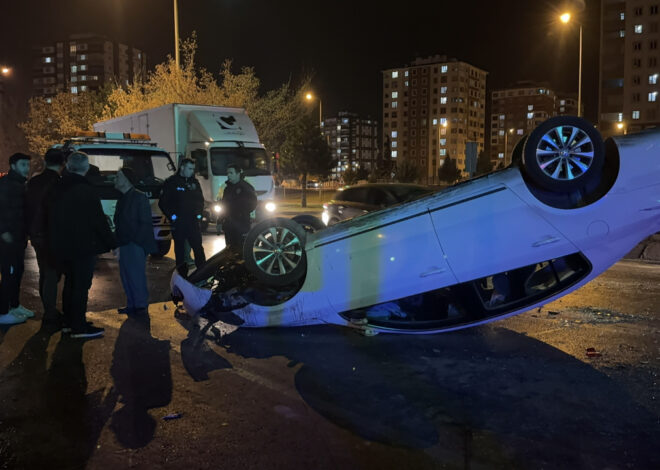 Kayseri’de zincirleme kaza… Sürücüsü 15 yaşında çıktı